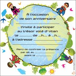 Les Invitations Gratuites Au Tresor Vole D Ylian A La Chasse Au Tresor Heros